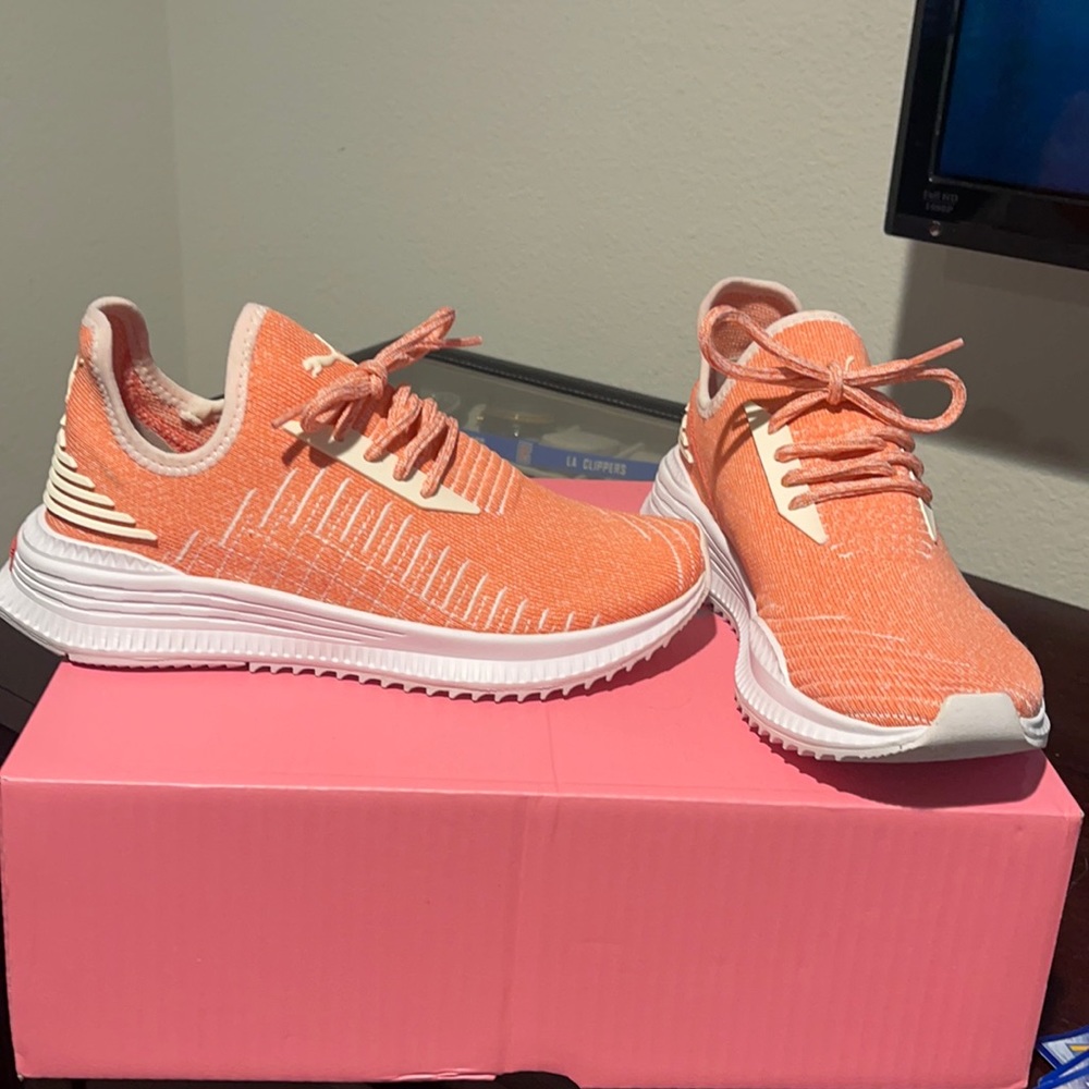 Puma slip on running shoes